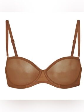 Skims ultra fine mesh strapless bra